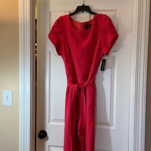 Jessica Howard Women’s Pink Fuchsia Pant suit Waist Tie